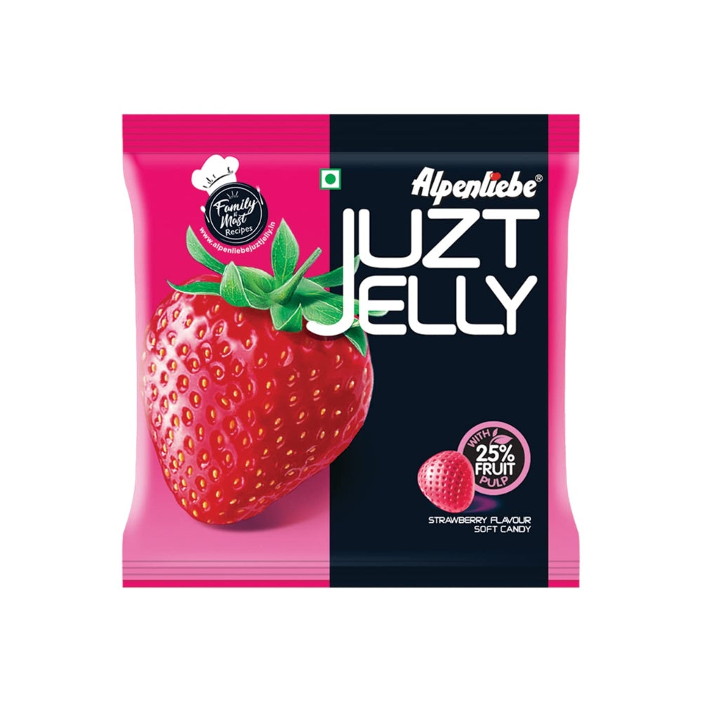 Alpenliebe Juzt Jelly - Strawberry Flavour Jelly Candy 140 g