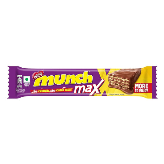 Nestle Munch Max Choco Coated Crunchy Wafer Chocolate 38 g